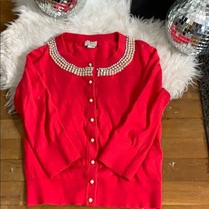 Kate Spade Pearl button up Cardigan